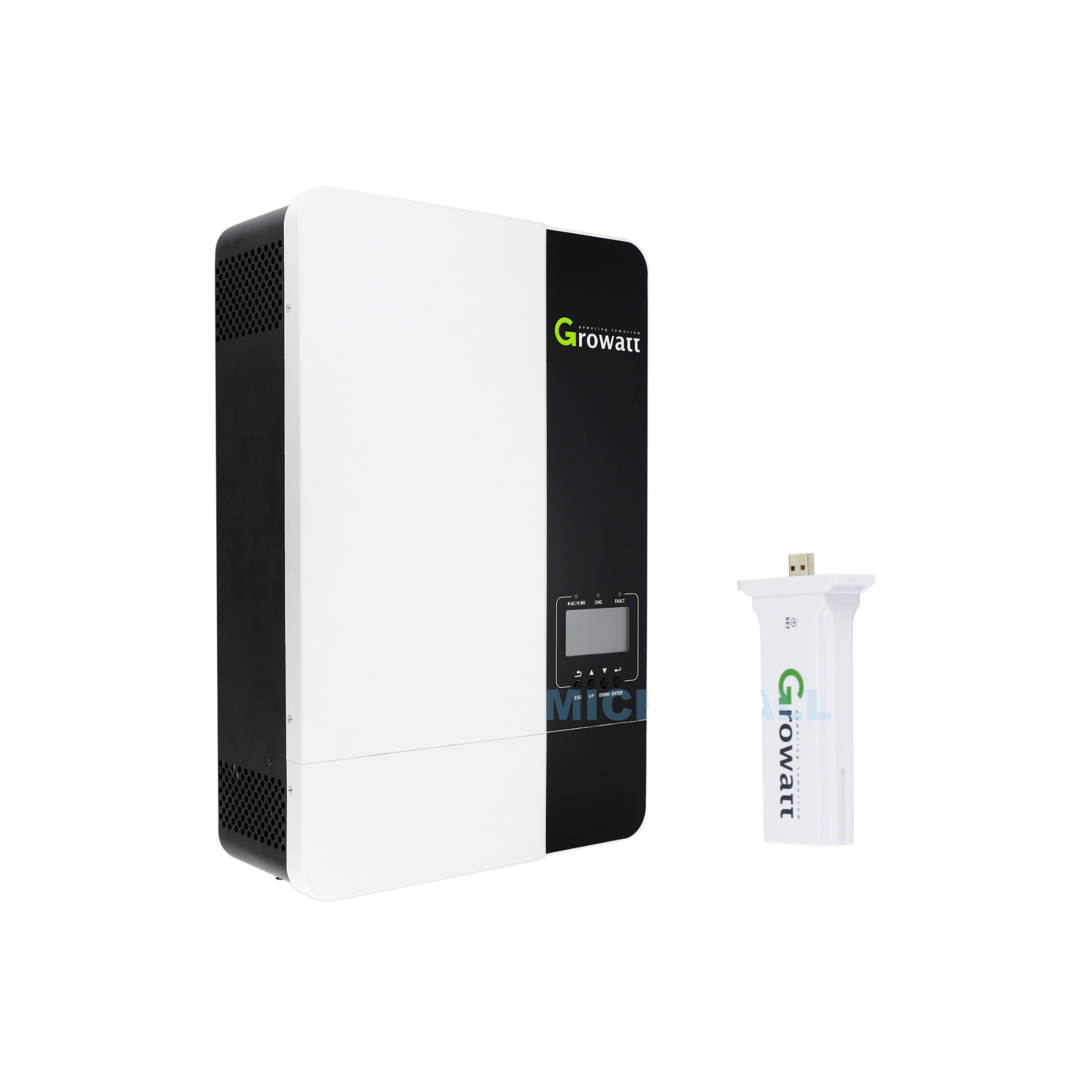 GROWATT SPF 5000ES 48V 5000W HYBRID Charger Inverter 1 GROWATT SPF 5000ES 48V - SPF5000ES front view | NZ Depot
