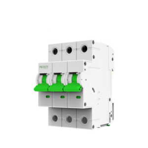 PROJOY DC Miniature Circuit - PEBS-H-63 16A 3P 750V front view | NZ Depot