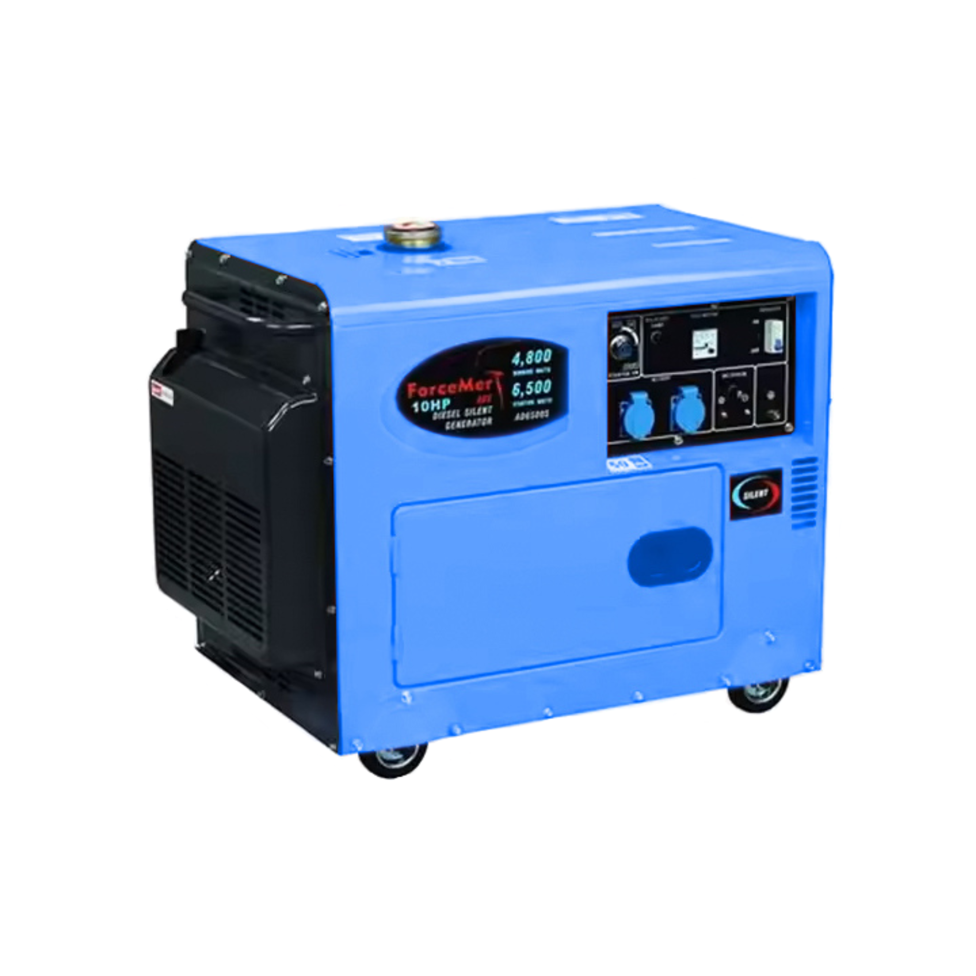 5500W Silent Diesel Generator - Powerful, Efficient, and Reliable 1 5500W Silent Diesel Generator - DG-AD8500S front view | NZ Depot