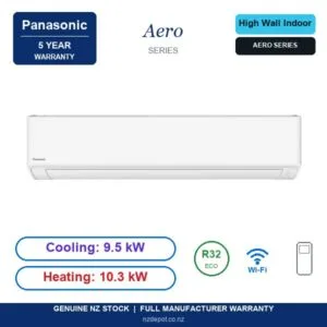 Panasonic CS-Z95AKR - Aero Series 9.5kW High Wall (Indoor Unit Only) - NZ Depot