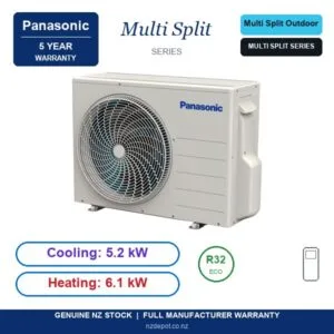 Panasonic CU-2Z52VBR - Multi Split 5.2kW Outdoor (Outdoor Unit Only) - NZ Depot