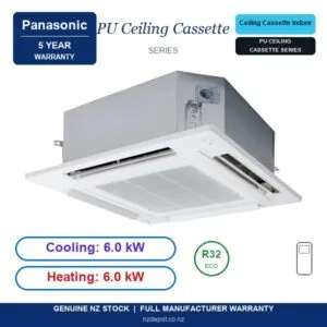 Panasonic S-6071PU3E - PU Ceiling Cassette 6kW Ceiling Cassette (Indoor Unit Only) - NZ Depot
