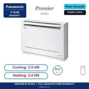 Panasonic 2.5kW Premier Series - CS-Z25UFRAW-CU-Z25UBRA-SET side profile | NZ Depot
