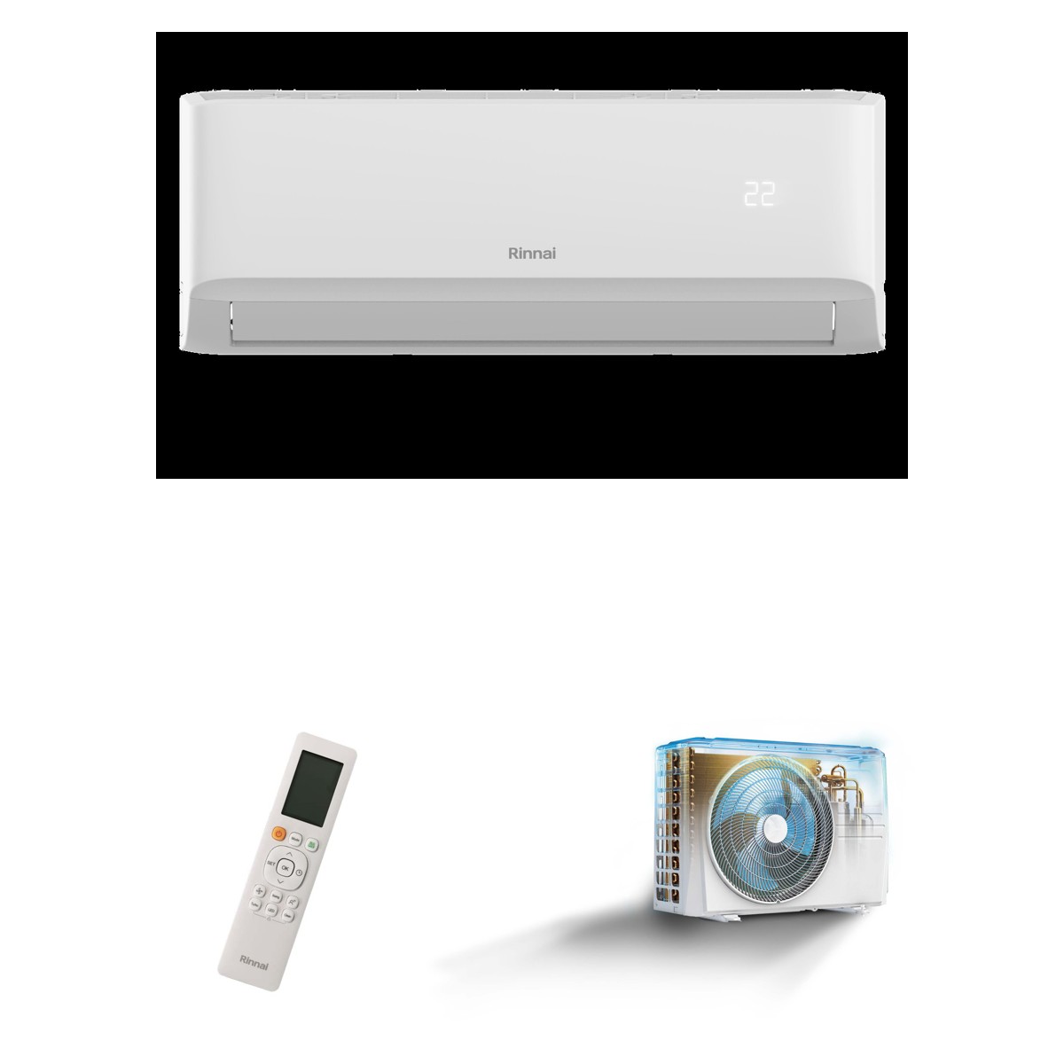 Rinnai HONRP26B - Pro Series 2.65kW High Wall ODU (Outdoor Unit Only) Rinnai HONRP26B - Pro Series 2.65kW high wall heat pump outdoor unit (compress | NZ Depot