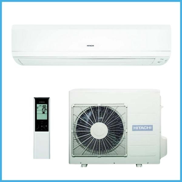 Hitachi 8kW S-Series High Wall Heat Pump Air Conditioner - Complete Set (Indoor + Outdoor) 1 Hitachi 8kW S-Series - RAS-S80YHAC-RAC-S80YHAC-SET front view | NZ Depot