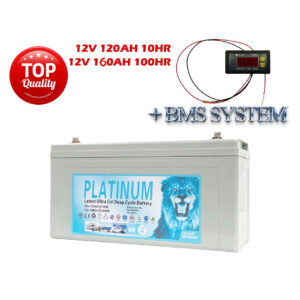 Solar Battery 120Ah 160Ah - BTG-12V160 side profile | NZ Depot
