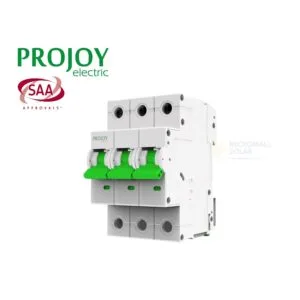 PROJOY DC Miniature Circuit - PEBS-H-63 16A 3P 750V side profile | NZ Depot