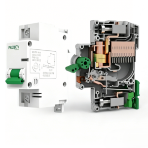 PROJOY DC Miniature Circuit Breaker PEBS-L-63 - PEBS-L-63 16A 2P 160V C 18mm side profile | NZ Depot