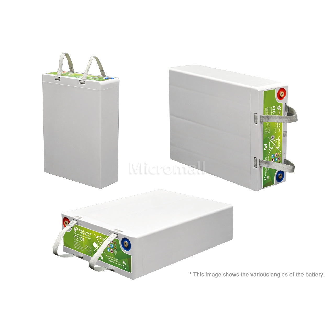 Deep Cycle Solar Storage Battery 12V 130Ah - Ultra Lead Carbon Battery (detail view) Deep Cycle Solar Storage Battery - BTC-12V130AH detail view | NZ Depot