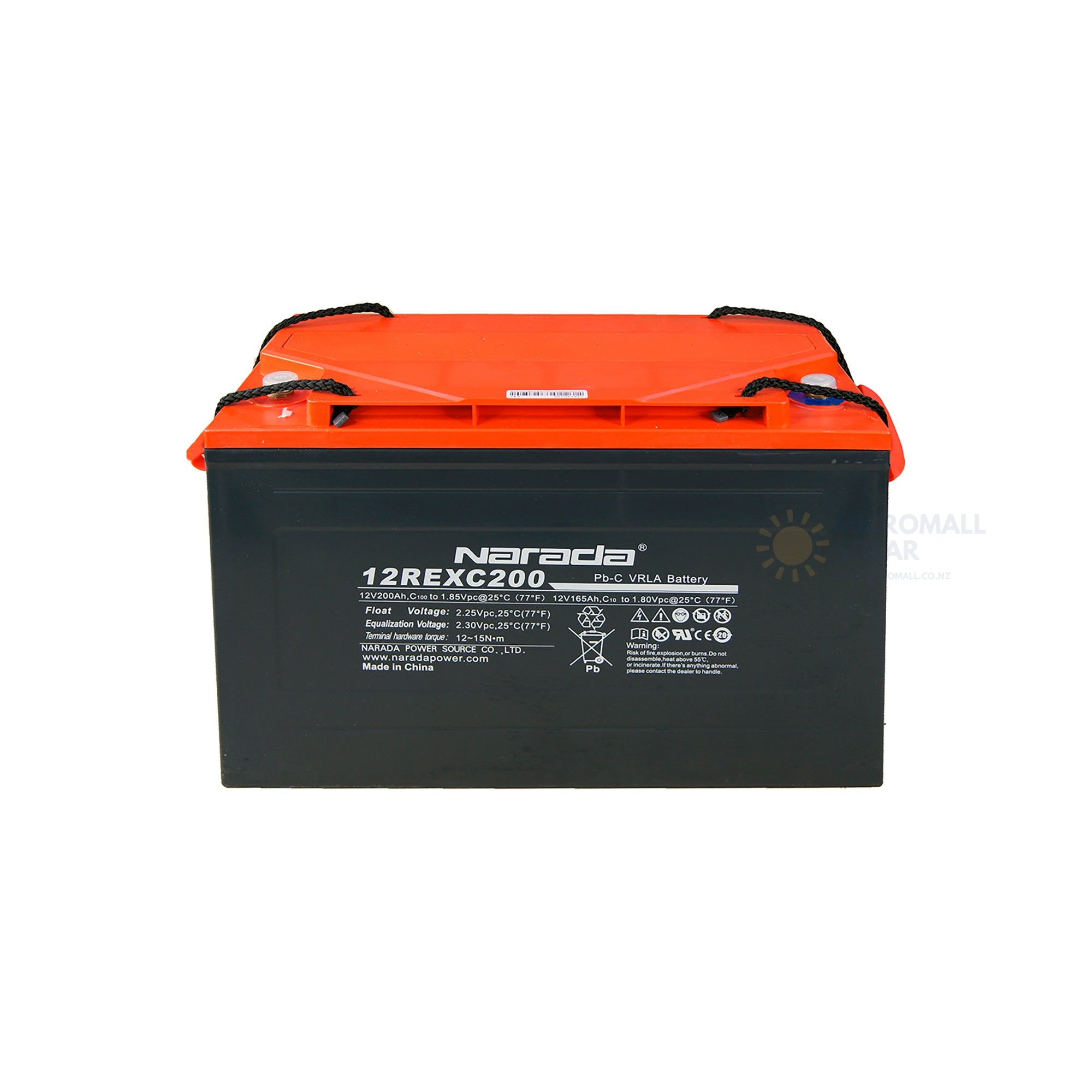 Narada 12REXC200 12V 200Ah Ultra Lead Carbon Deep Cycle Solar Battery (installed view) Narada 12REXC200 12V 200Ah - BTN-12V200 installed view | NZ Depot