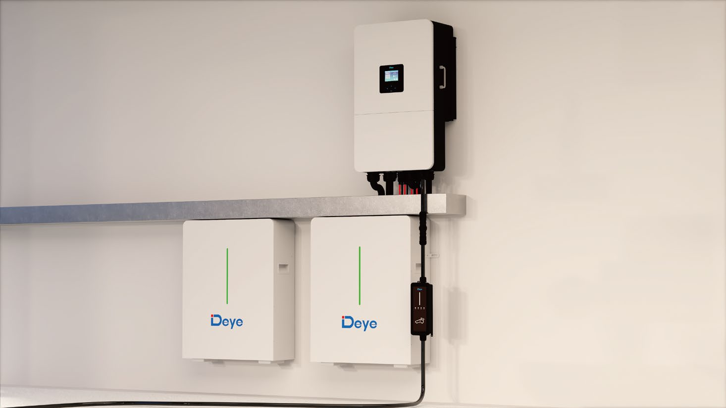 Deye EV AC Charger SUN-EVSE11K01-EU-AC 11kW Three Phase IP66 (product photo) Deye EV AC Charger - SUN-EVSE11K01-EU-AC product photo | NZ Depot