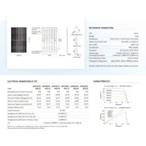 12 Panels Small Home - DY6K-JA12 side profile | NZ Depot