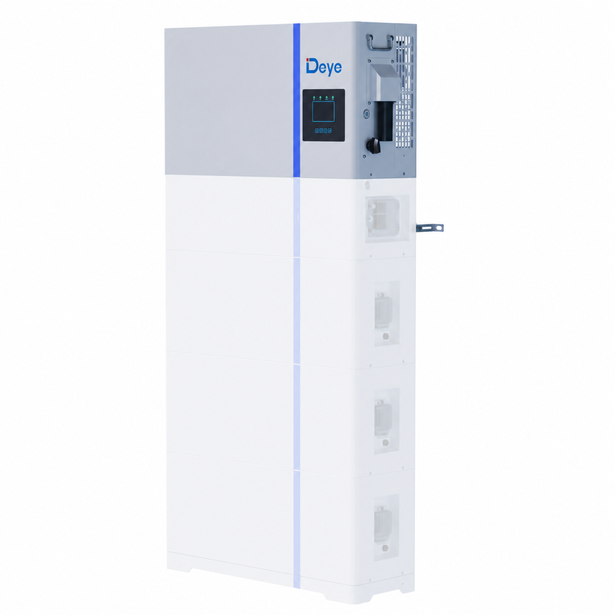 Deye 5kW Three Phase Hybrid All-in-One Energy Storage Inverter IP65 (side profile) Deye 5kW Three Phase Hybrid All-in-One - AI-W5.1-5P3-AU-B side profile | NZ Depot