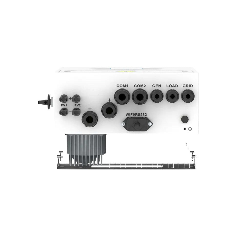Deye 24V 3kW Single Phase MPPT Hybrid Inverter SUN-3K-SG04LP1-24-AU (installed view) Deye 24V 3kW Single - DY-3K-24V installed view | NZ Depot