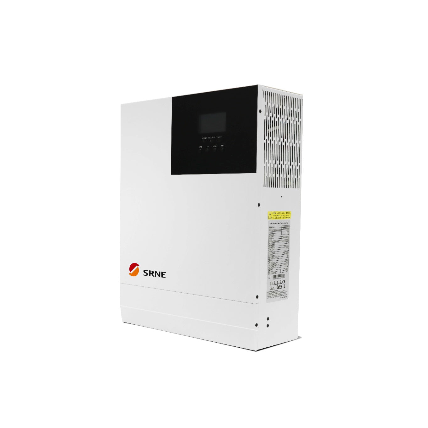 SRNE 24V 3KW Hybrid Solar Inverter HF2430S60-100 60A MPPT (installed view) SRNE 24V 3KW Hybrid - HF2430S60-100 installed view | NZ Depot