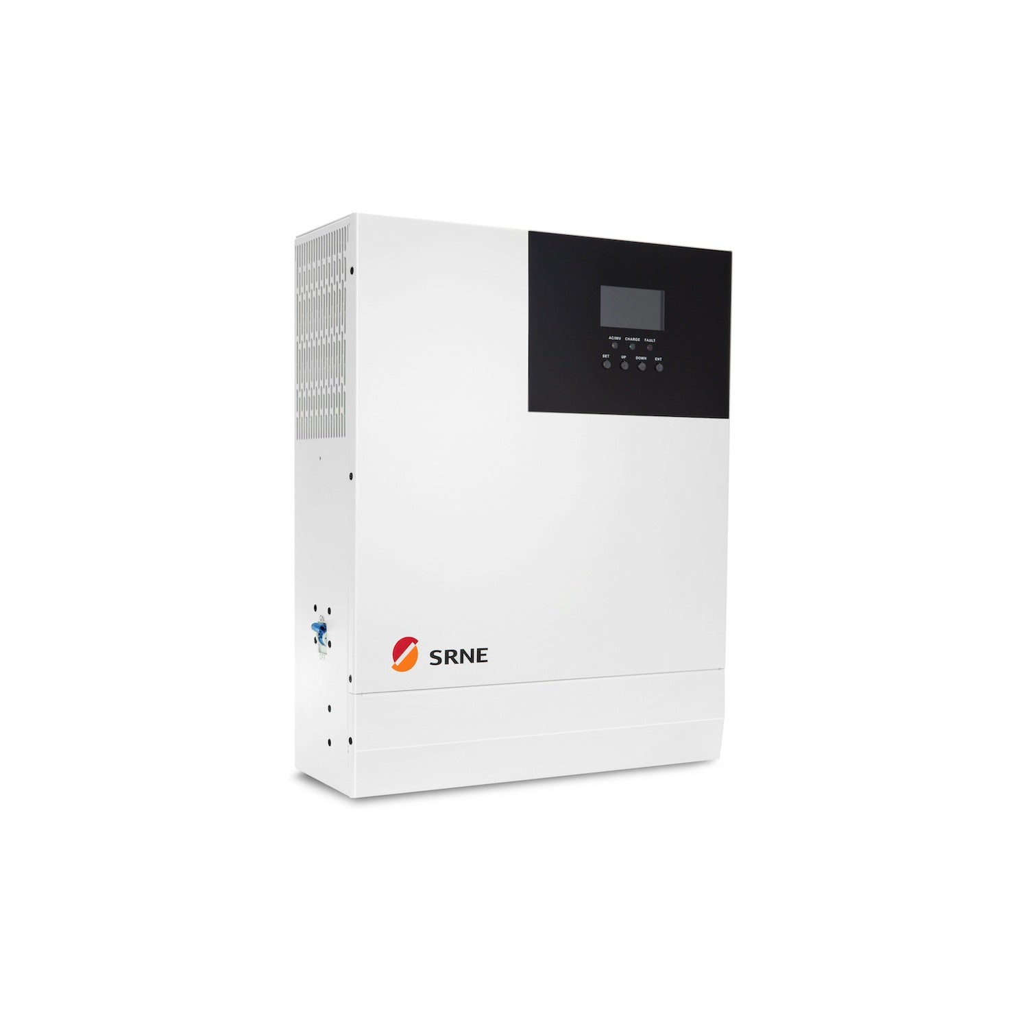 SRNE 24V 3300W Hybrid Solar Charge Inverter HF2430S80-H High PV Voltage (side profile) SRNE 24V 3300W Hybrid - HF2430S80-H side profile | NZ Depot