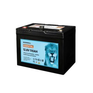12.8V 110Ah Lithium Battery - BTL-12.8V110 side profile | NZ Depot