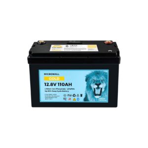 12V 100Ah 110Ah Lithium Battery - BTL-12V110G-2 side profile | NZ Depot