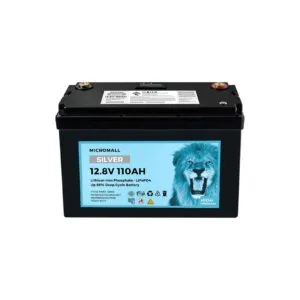 Silver 12V 100Ah 110Ah - BTL-12V110S side profile | NZ Depot