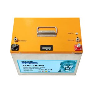 12V 200Ah 210Ah Lithium Battery LiFePO4 - BTL-12V210M side profile | NZ Depot