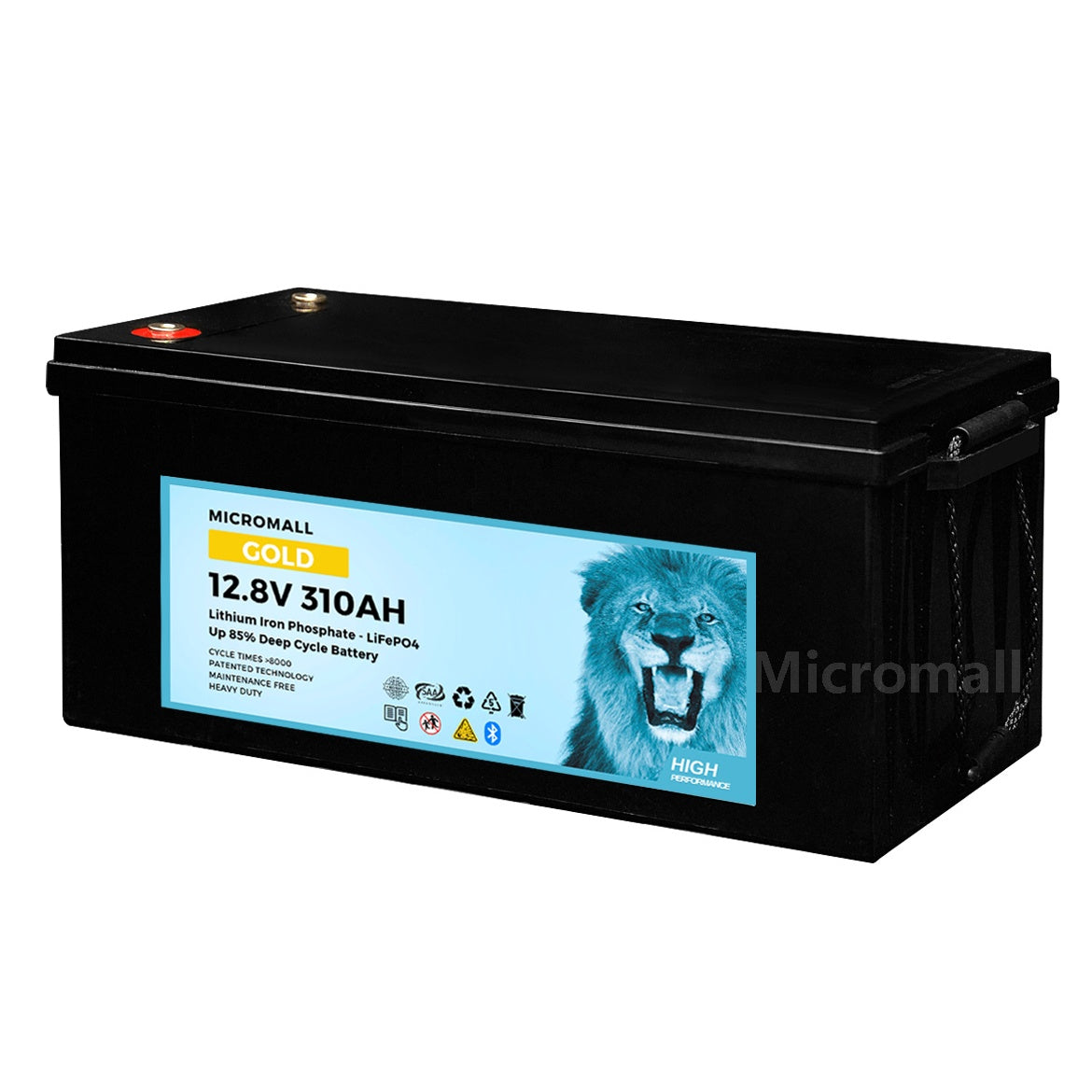 2 x 12V 300Ah 310Ah LiFePO4 Lithium Batteries Deep Cycle Solar Power Storage (installed view) 2 x 12V 300Ah - BTL-12V310AH-2 installed view | NZ Depot