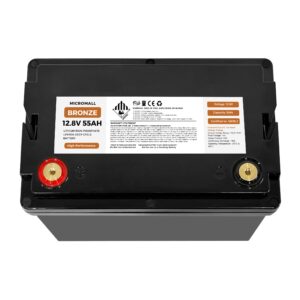 12V 50Ah 55Ah Lithium - BTL-12V55B side profile | NZ Depot