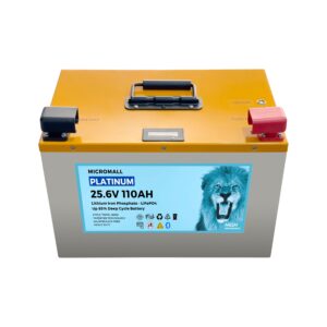 24V 100Ah 110Ah Lithium Battery LiFePO4 - BTL-24V110M side profile | NZ Depot