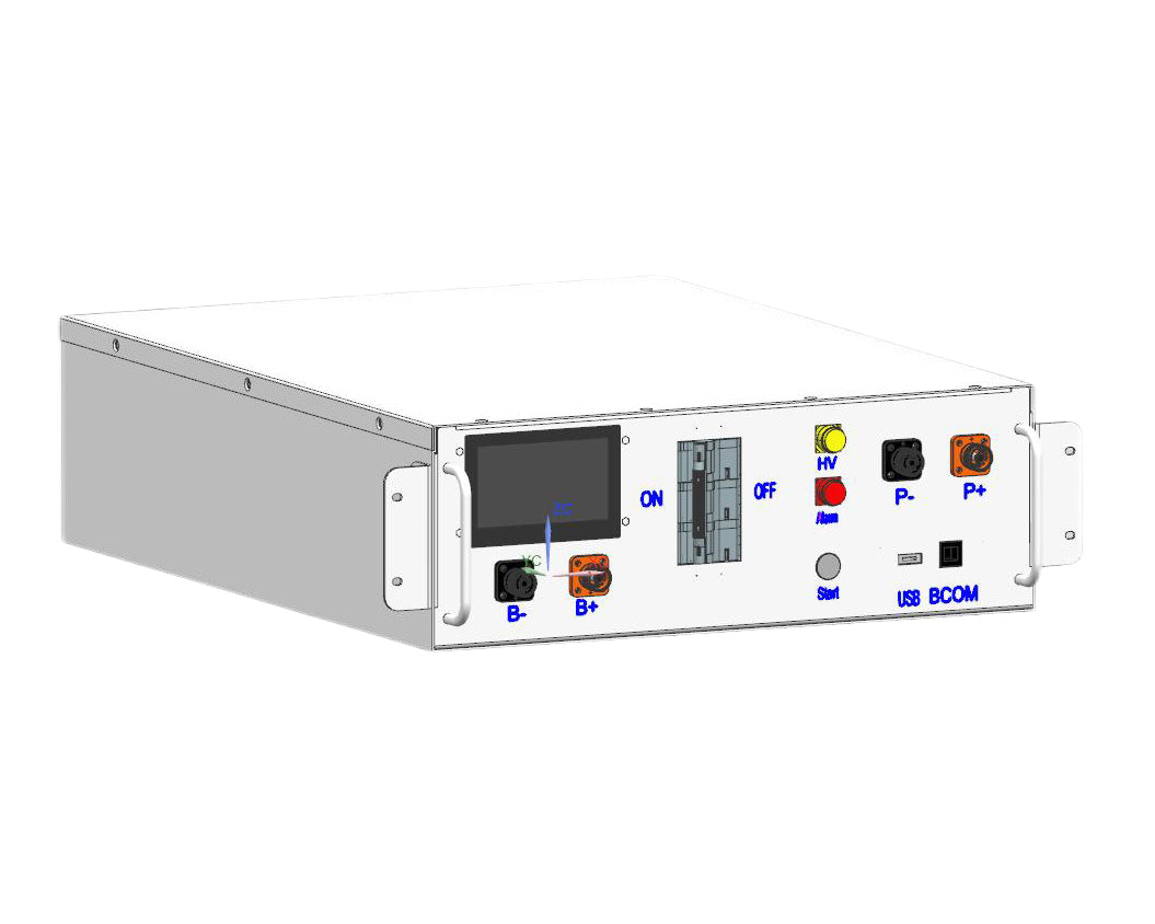 Deye HVB750V/100A-EU High Voltage Battery Cluster Control Box for BOS-G (side profile) Deye HVB750V/100A-EU High Voltage - HVB750V/100A-EU(0027) side profile | NZ Depot