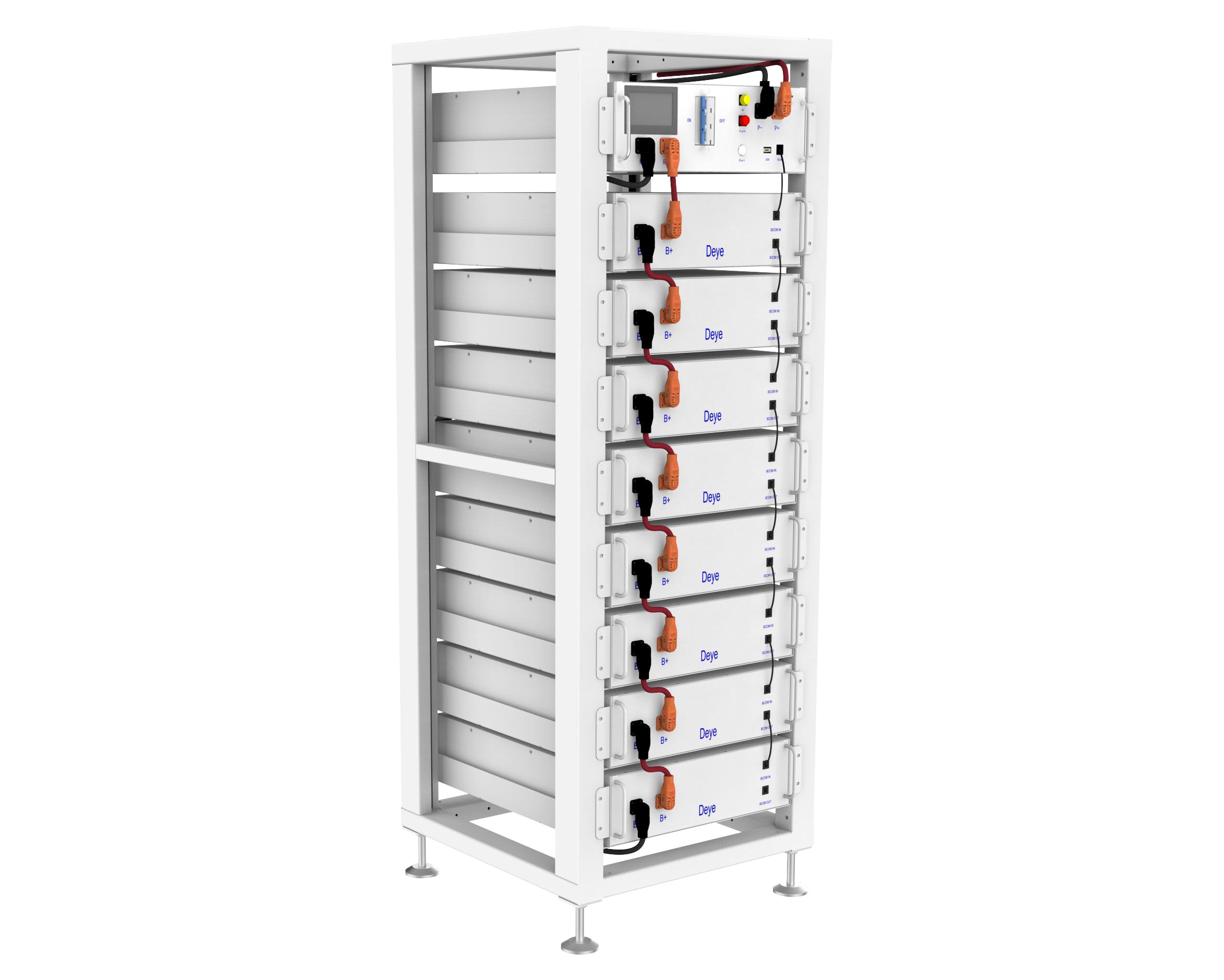 Deye HVB750V/100A-EU High Voltage Battery Cluster Control Box for BOS-G (installed view) Deye HVB750V/100A-EU High Voltage - HVB750V/100A-EU(0027) installed view | NZ Depot
