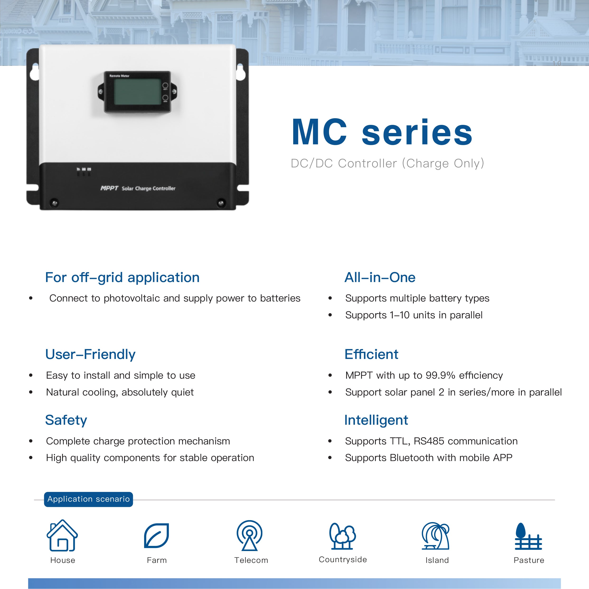 SRNE MC48100N25 MPPT Controller 100A MPPT Solar Charge Controller 12/24/36/48V (side profile) SRNE MC48100N25 MPPT Controller - MC48100N25 side profile | NZ Depot
