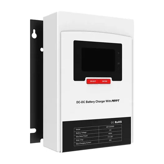 SRNE MD1250N05 MD Series 50A DC-DC Charger with MPPT Dual-battery Controller (side profile) SRNE MD1250N05 MD Series - MD1250N05 side profile | NZ Depot