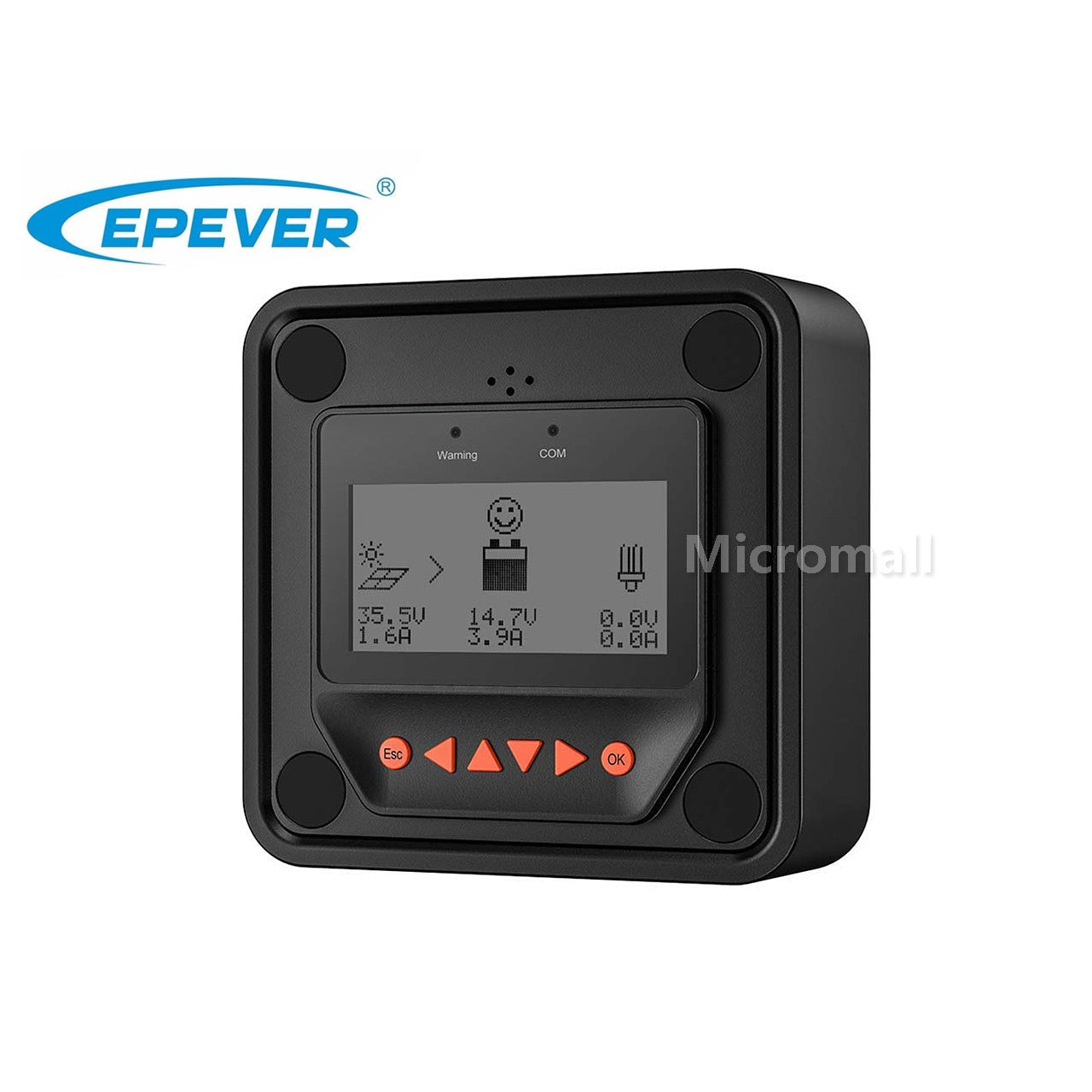 EPEVER EP Solar Tracer MPPT Remote MT-52 for BN and A Series MT52 Remote Meter (side profile) EPEVER EP Solar Tracer - MT52 side profile | NZ Depot