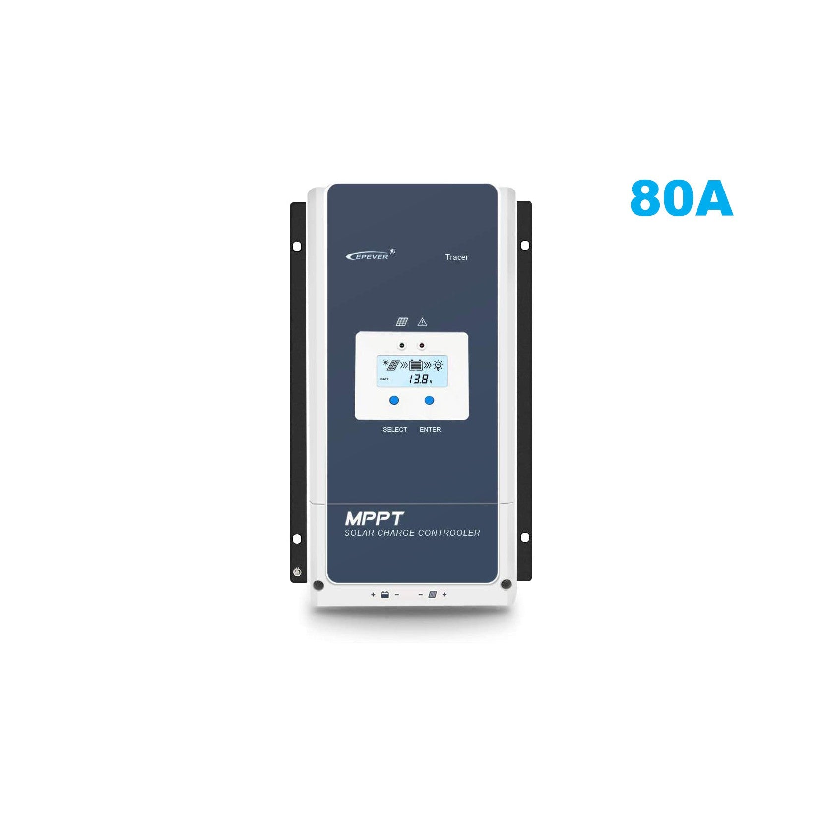 EPEVER Tracer 8415AN 80A MPPT Solar Charge Controller 12V/24V/36V/48V (side profile) EPEVER Tracer 8415AN 80A - TRACER8415AN side profile | NZ Depot