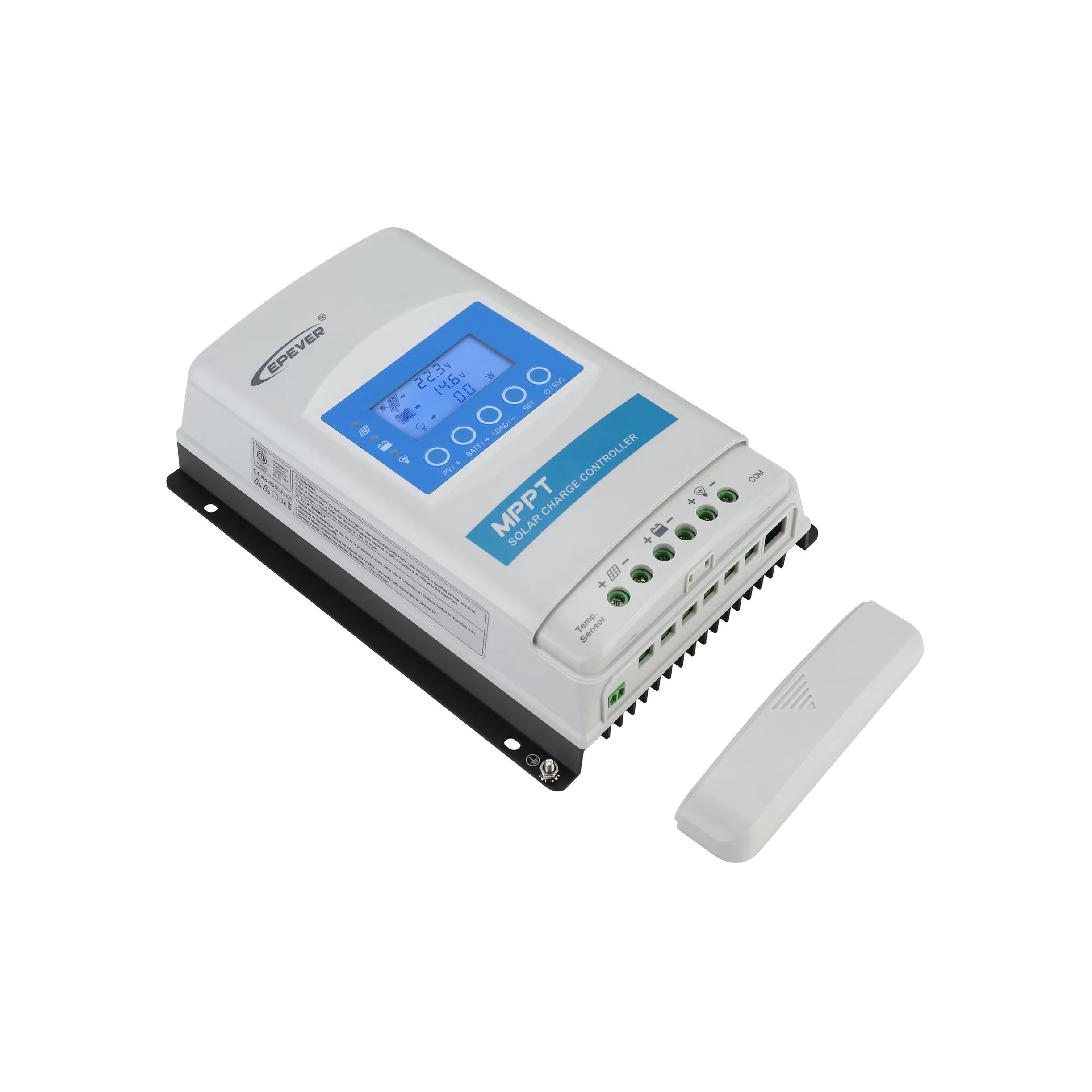 EPEVER 40A MPPT Charge Controller XTRA4415N 150V - 12/24/36/48V Compatible (detail view) EPEVER 40A MPPT Charge - XTRA4415N-XDS2 detail view | NZ Depot