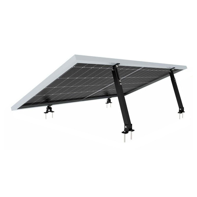 Black Anodized Aluminum Adjustable Solar Panel Mounting Bracket Tilt Mount 15-30 (product photo) Black Anodized Aluminum Adjustable Solar - RAIL-1530 product photo | NZ Depot