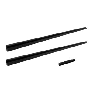 Black Anodized Aluminum Solar Mounting - RAIL-4.8 side profile | NZ Depot