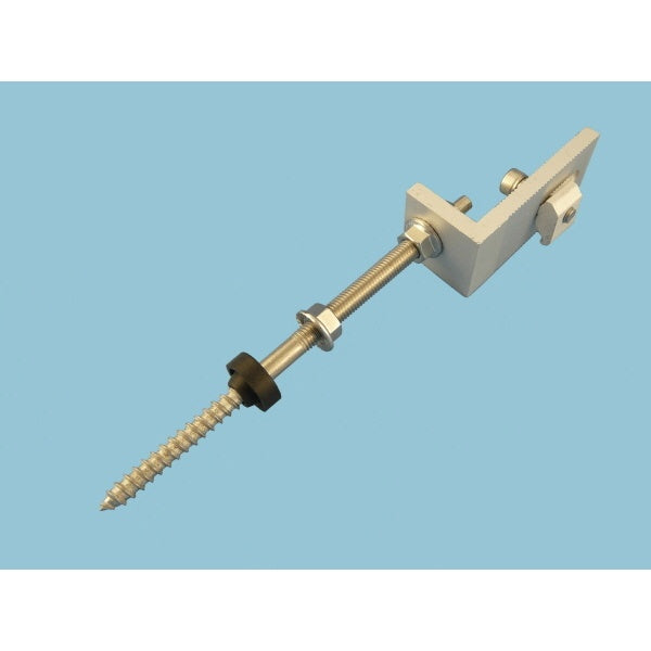 Aluminium Alloy Solar Panel Mounting Bracket Set for Tile Roof - 250x80x40mm (installed view) Aluminium Alloy Solar Panel - SL-HANGER installed view | NZ Depot