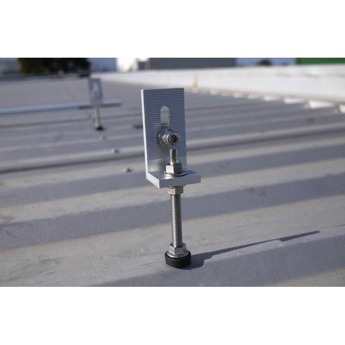 Aluminium Alloy Solar Panel Mounting Bracket Set for Tile Roof - 250x80x40mm (detail view) Aluminium Alloy Solar Panel - SL-HANGER detail view | NZ Depot