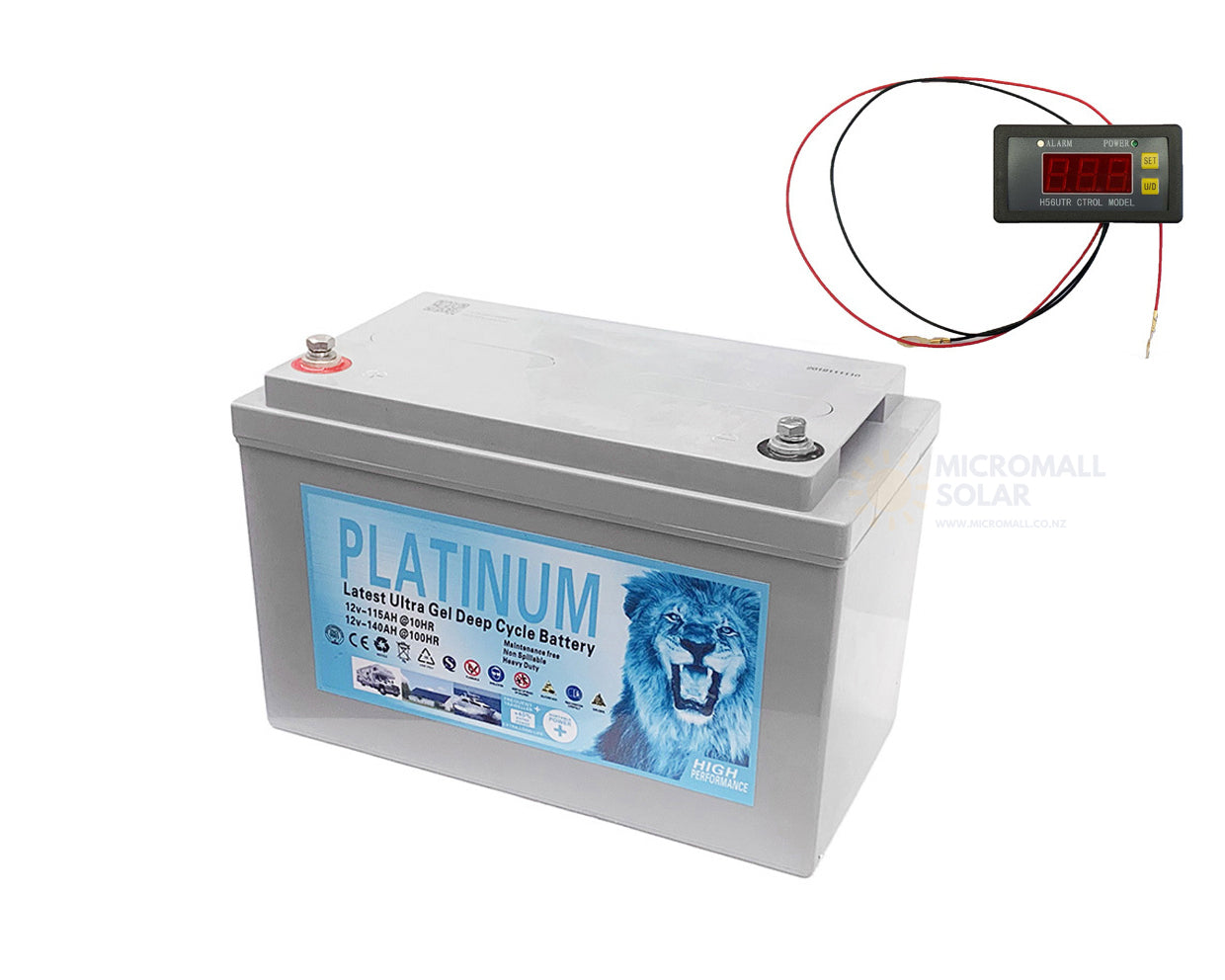 SRNE 24V 3KW 60A Single Phase Off-Grid Gel Battery Solar Kit (product photo) SRNE 24V 3KW 60A Single Phase Off-Grid Gel Battery - CB1800GW3KG product photo | NZ Depot