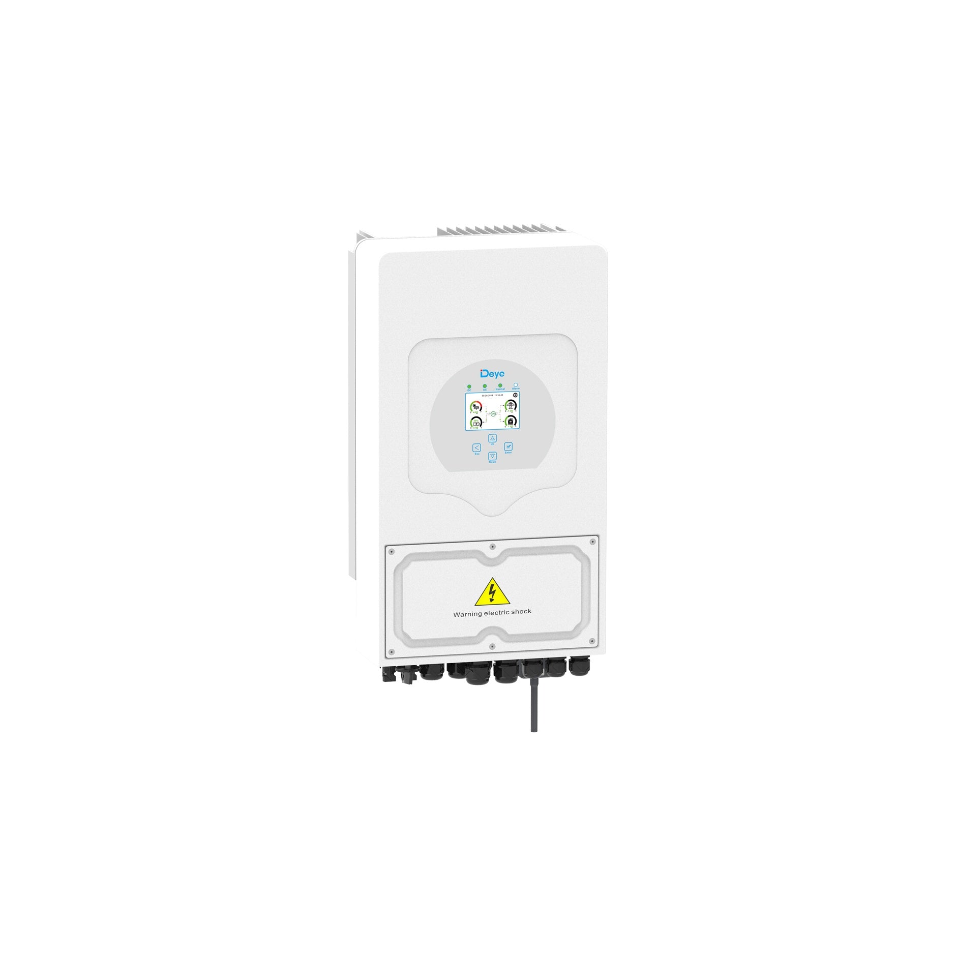 6160W Deye 5000W 48V Off-Grid Solar House Kit with Narada Carbon Battery (side profile) 6160W Deye 5000W 48V Off-Grid - CB5810DY5KN side profile | NZ Depot
