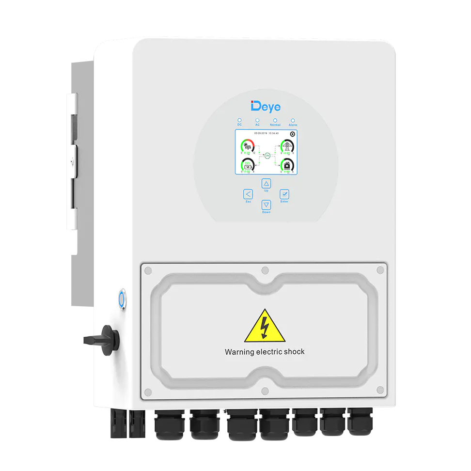 Deye 20KW 140A Single Phase Hybrid Inverter Solar Kit with LiFePO4 Battery 47KWH (side profile) Deye 20KW 140A Single - CB7200GW20KL side profile | NZ Depot
