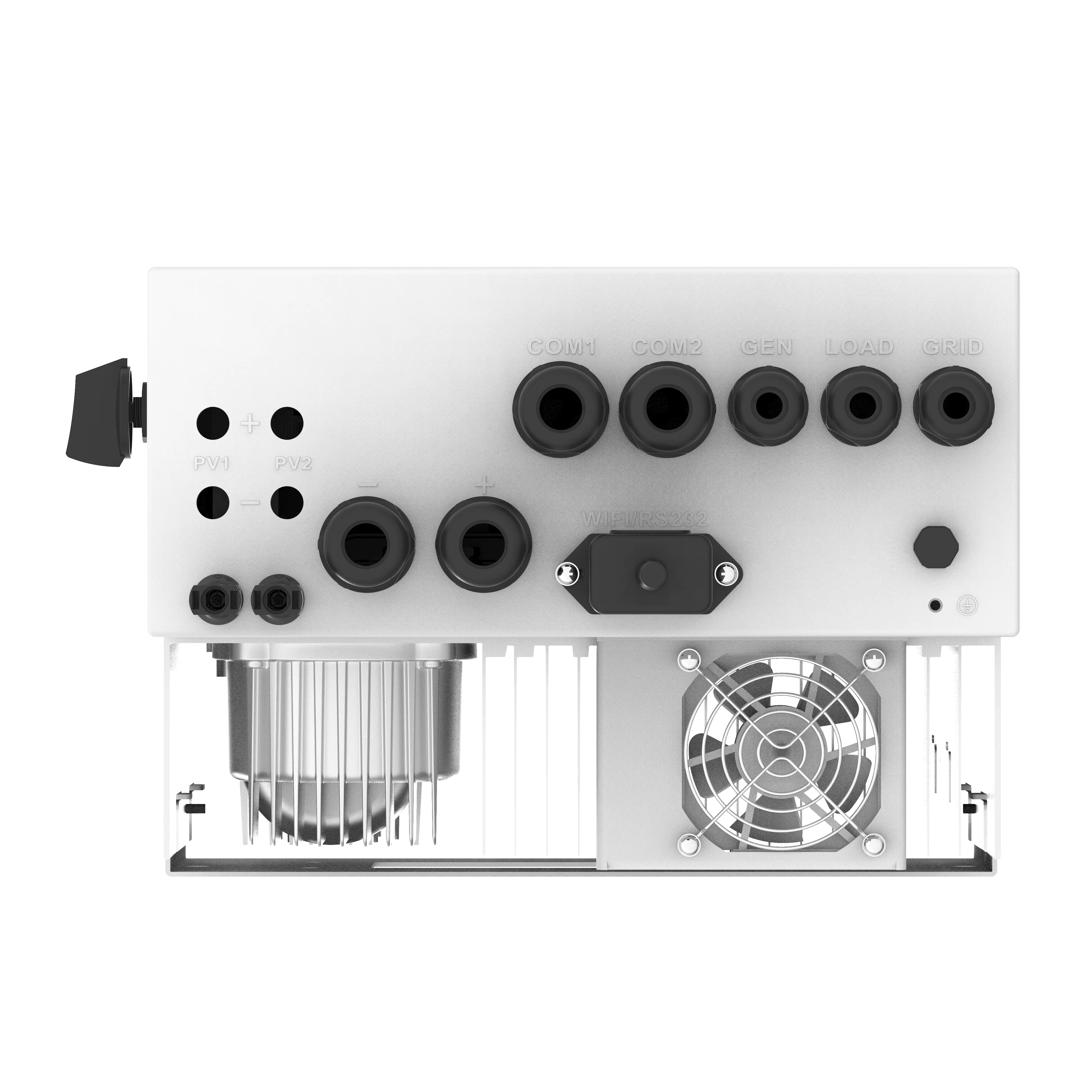 Deye 20KW 140A Single Phase Hybrid Inverter Solar Kit with LiFePO4 Battery 47KWH (installed view) Deye 20KW 140A Single - CB7200GW20KL installed view | NZ Depot