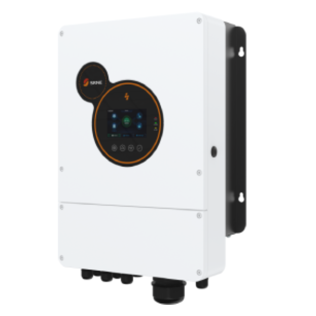 SRNE 6kW Single Phase Hybrid Inverter Solar Inverter with 12 Panels 5kwh (installed view) SRNE 6kW Single Phase Hybrid - HESP4860S100-H-100 installed view | NZ Depot