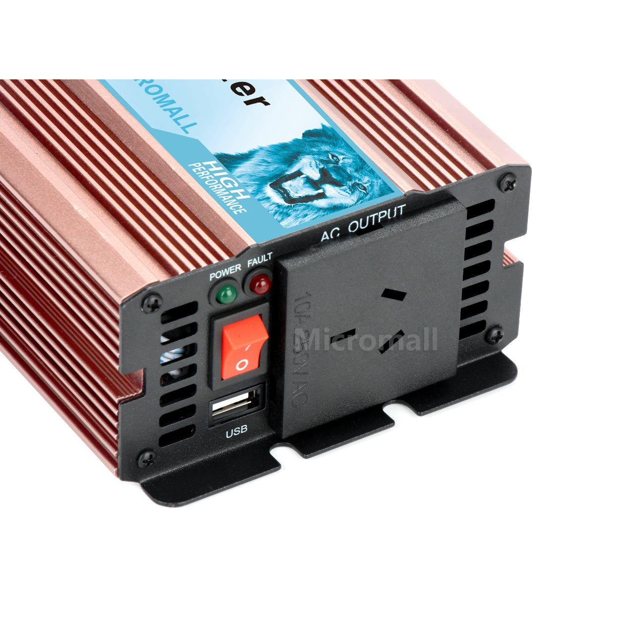 600W Pure Sine Wave Inverter 12V DC to 230V AC with USB & Overload Protection (installed view) 600W Pure Sine Wave - REP-12V600W installed view | NZ Depot