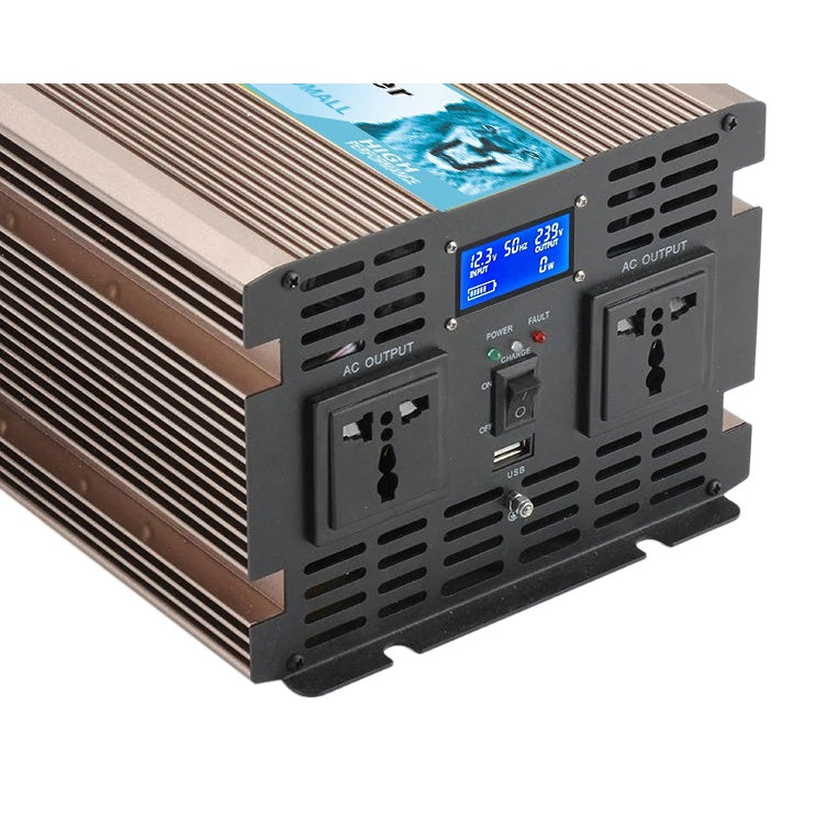 12V 3000W Peak 6000W Off-Grid Pure Sine Wave Inverter UPS Power REPU-3000 (detail view) 12V 3000W Peak 6000W - REPU-12V3000W detail view | NZ Depot