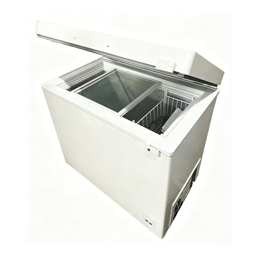 68L 12-24V DC 65mm Upright Single Door Solar Deep Freezer with DC Compressor (side profile) 68L 12-24V DC 65mm - BD/BC-68H side profile | NZ Depot