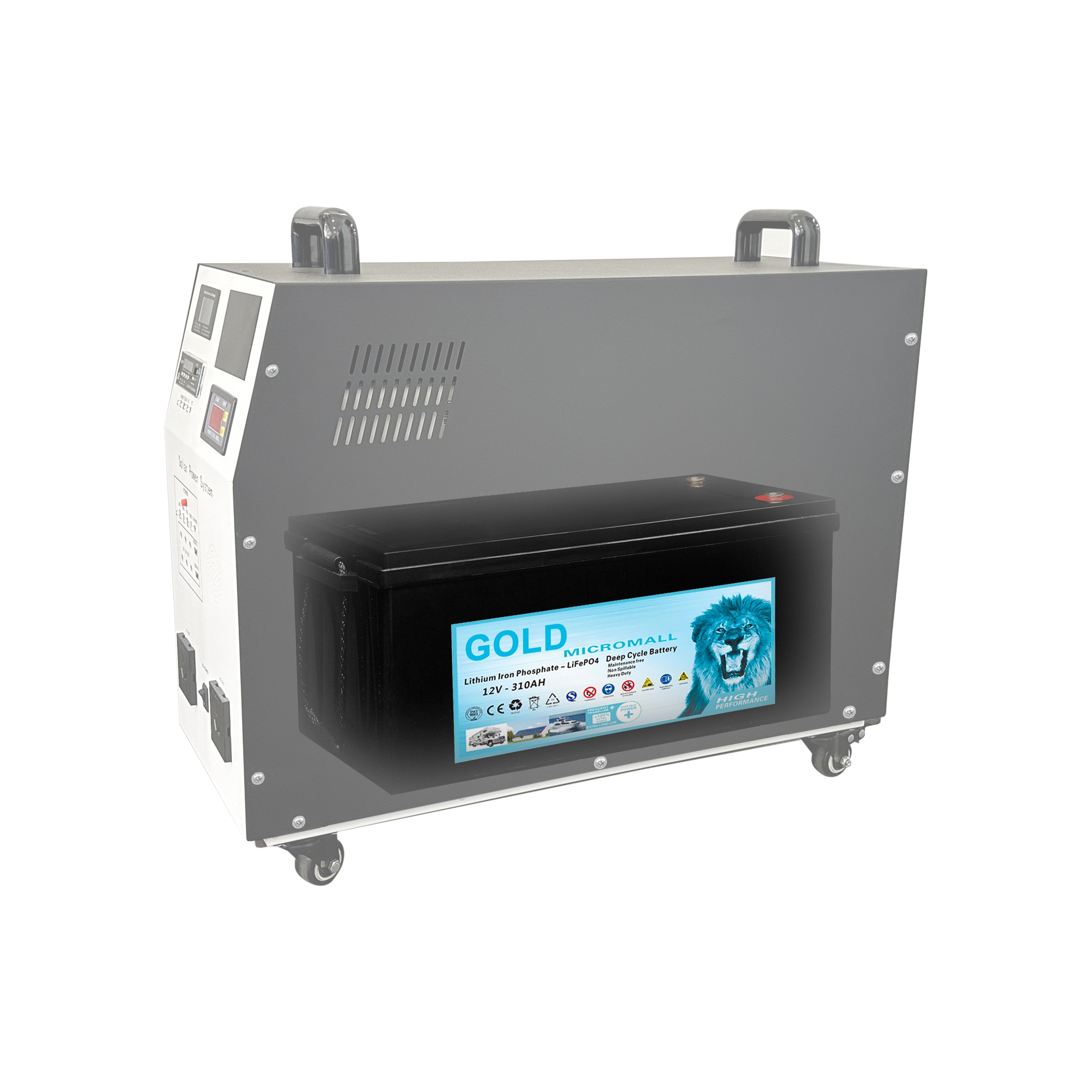 Portable Power Station Solar Power Station Power Bank 3000W 3840Wh (product photo) Portable Power Station Solar Power Station - SG3000+310AH product photo | NZ Depot