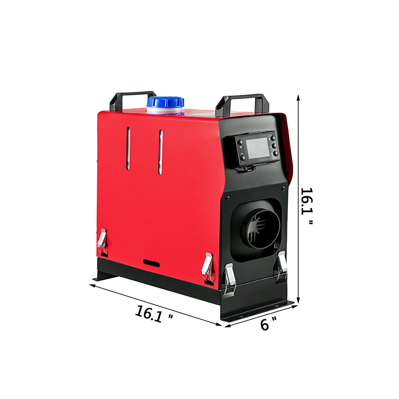 12V 8000W All-in-One Portable Diesel Air Heater Diesel Heater (side profile) 12V 8000W All-in-One Portable - Diesel Heater side profile | NZ Depot