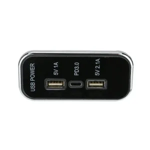 12-24V Dual USB-C PD - USB charger side profile | NZ Depot