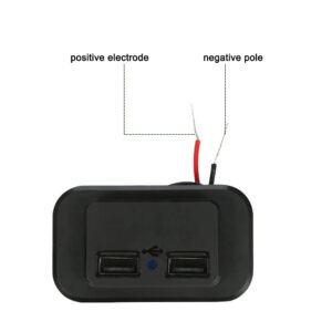 Dual USB 3.1A Car - USB charger socket side profile | NZ Depot